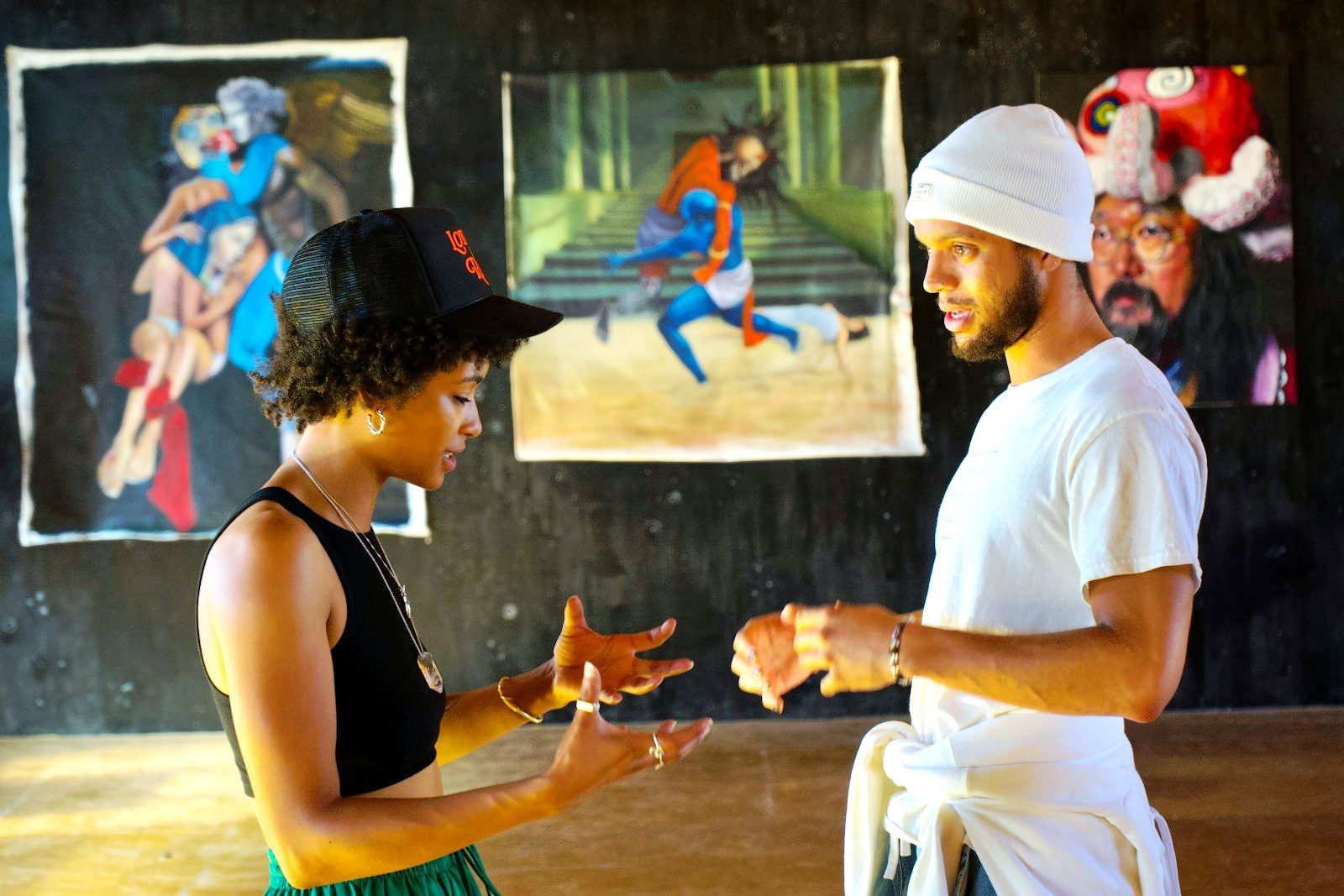 artistes européens et africains en collaboration culturelle