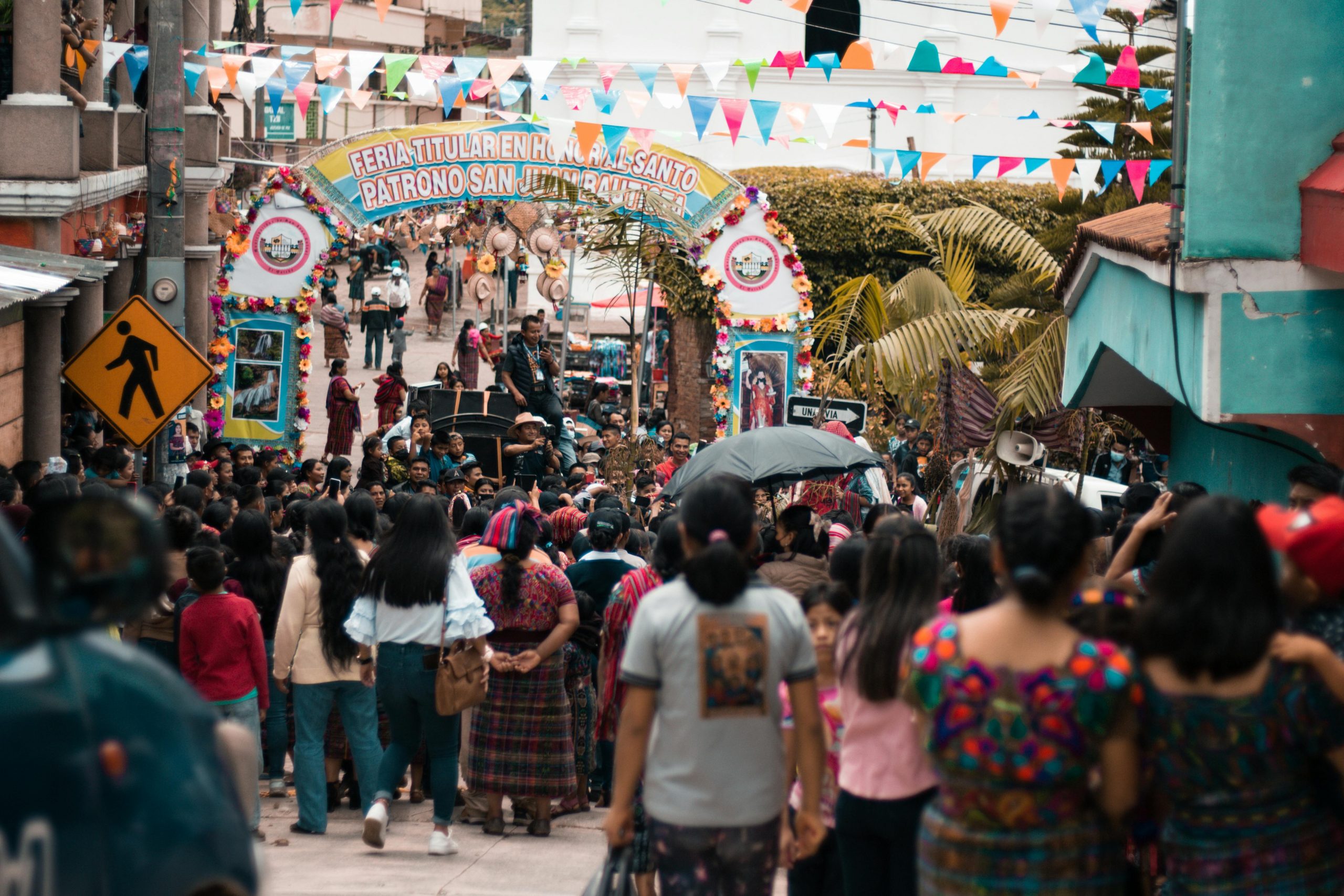 audience in front of a stage at an international cultural event